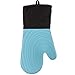Huskydg Aislados para Hornear Cocinar Barbacoa Microondas, Antideslizantes Guantes de Horno para Cocina, Horno, Microondas, Barbacoa,1x Sky Blue