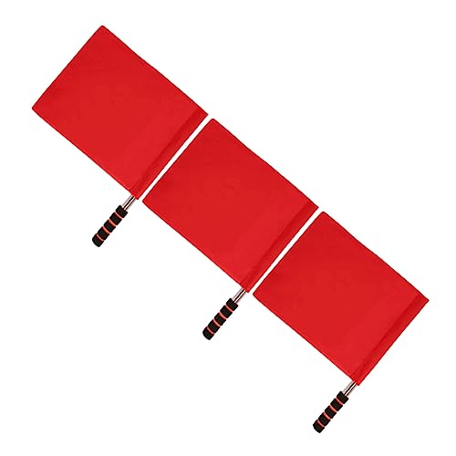 OFFSCH Commander Signal Flags 3pcs Referee Flags Sports Warning Signal Flags Set