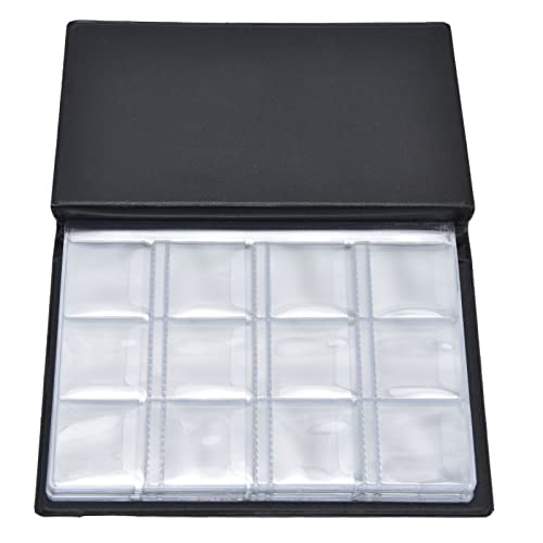 Gavigain Collection Supplies Holder Book for Collectors, 120 Pockets Collection Organizers Storage Box Case for Collections Supplies (Blue)