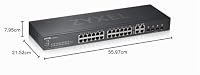 Zyxel Netzwerk Switch 24 Port | Smart Managed Gigabit | GS1920-24V2 – Ansicht 7