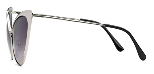 WOMENS High Fashion Full Metal Cat Eye Sunglasses3