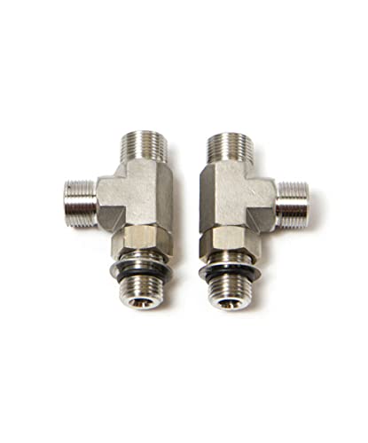 Teleflex HF6006 Orb Fitting Kit Vertical Tee SS by SeaStar - Image 2
