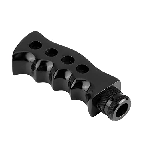 Tomvorks - Aluminium-Handschaltgetriebe-Schaltknaufgriff für Motoren, Gold (Schwarz)