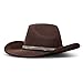 Lucky Brand Womens Cowboy Hat | Wide Brim | Felt | Rancher | Americana | Western Inspired | Classic | Fashion - Brown