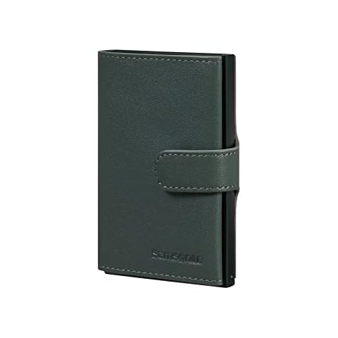 Samsonite Alu Fit SLG Wallet in Green Cover
