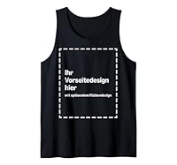 Personalisiertes Tanktop mit Druck auf der Vorder- und Rückseite