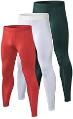 3pcs- White+dark Green+red