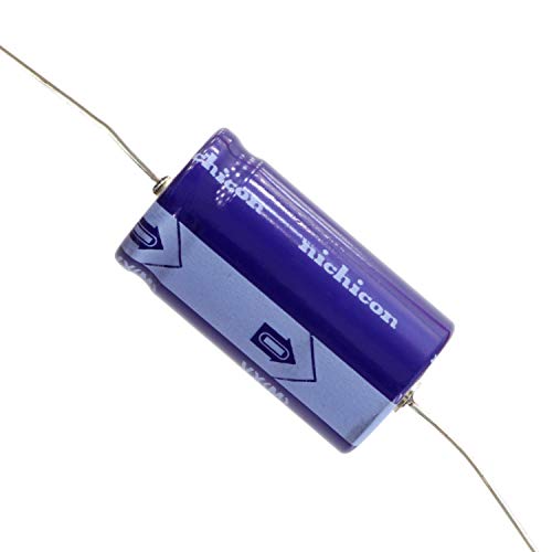 2pcs Nichicon VX Axial Capacitors - 35v 470uF 10x26