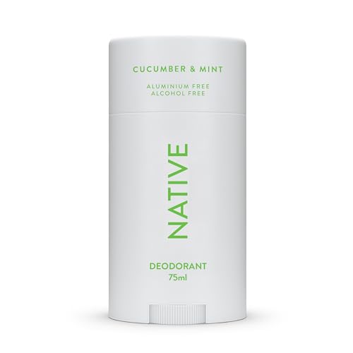Native Deodorant für Frauen & Männer - Alkohol- & Aluminiumfrei - Gurke- & Minz-Duft - Mit natürlichen Inhaltsstoffen aus Sheabutter, Kokosöl & Natron - 72 Stunden Schutz vor Geruch (75 ml)