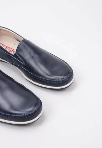 Image of PIKOLINOS Marbella M9A-3111 Men's Slip-On Moccasins - Premium Calfskin Leather - Removable Cushioned Insole with All Day Support - Elastic Fit - Flexible Sole
