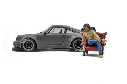 SOLIDO 1:18 RWB Body Kit con figura Mr. Nakai miniatura 5