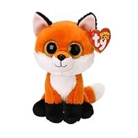 Ty Meadow Fox Beanie Boos 6\" | Beanie Baby Soft Plush Toy | Collectible Cuddly Stuffed Teddy