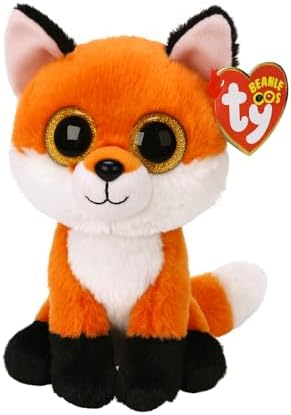 Bild von Ty Meadow Fox Beanie Boos 6" | Beanie Baby Soft Plush Toy | Collectible Cuddly Stuffed Teddy, STK