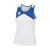 Errea Unisex Stefan Damen-Trägershirt T-Shirt, weiß/blau, M