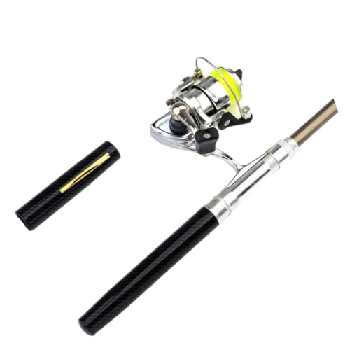 Caña de pescar compacta con rodamiento 2 + 1 BB para evitar equipos pesados 4