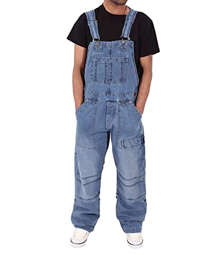 Liberty Big Smith® Stonewashed Denim Salopette Tuta Uomo (Pacco