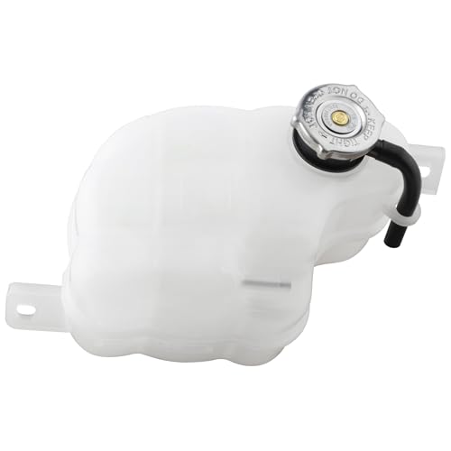 BOXI Coolant Reservoir Bottle Tank with Cap Fits for Dodge Journey 2009-2010 3.5L 2011-2019 3.6L / Replaces 5058455AD 55056382AA FRT1308C 603-453