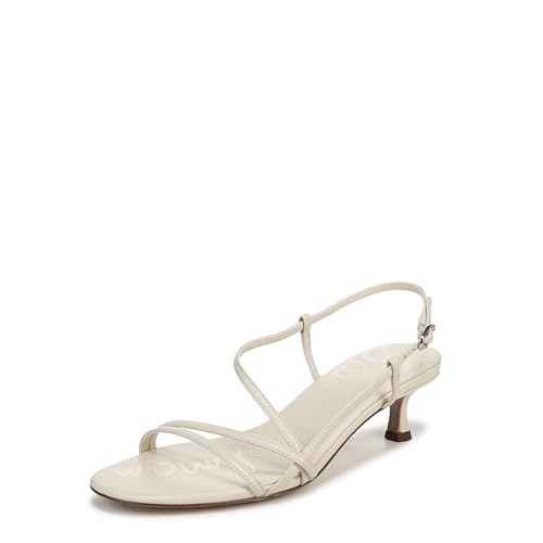 Image of Sam Edelman Women's Cora Heeled Sandals, Modern Ivory, Medium Fit, UK 5