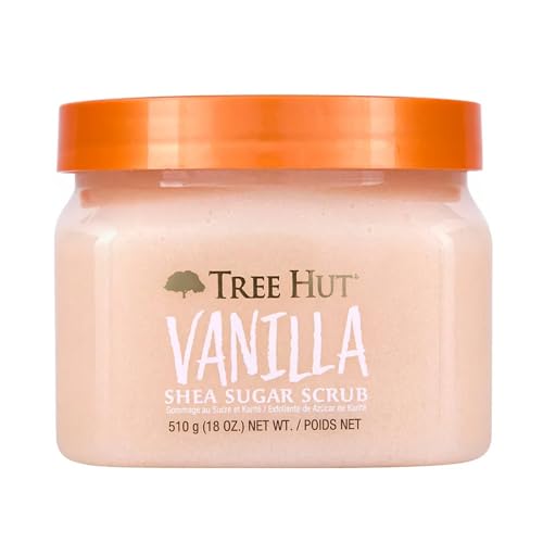 31 Must-Have Beauty Products Every Woman Should Have - Over 50 Beauty Needs For 2026 31 Tree Hut Vanilla Shea Sugar Exfoliating & Hydrating Body Scrub, 18 oz
