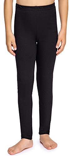 Merry Style Leggins Mallas Pantalones Largos Ropa Deportiva Niña MS10-337 (Negro, 116)