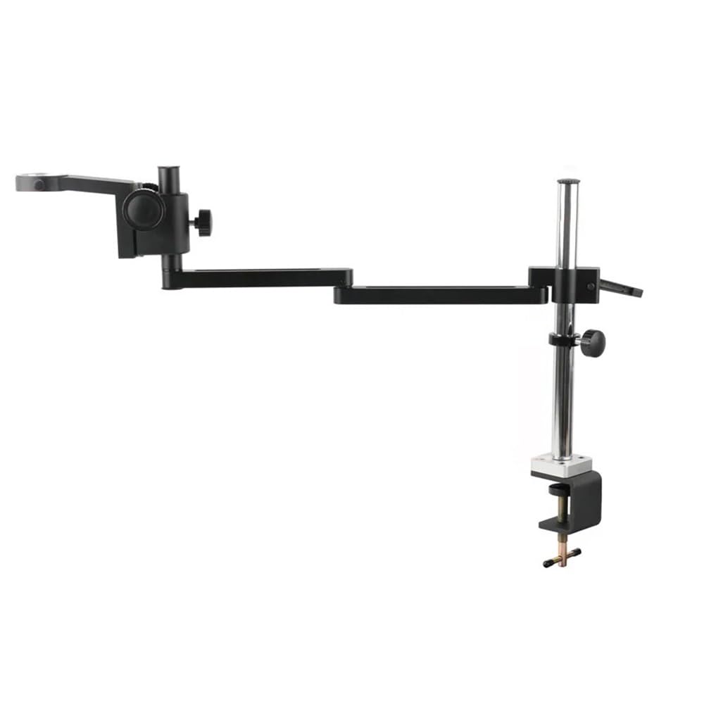 Mikroskop-Zubehör-Kit Verstellbare Gelenkarm-Klemmhalterung, 50 mm, 76 mm, C-Mount-Objektivhalter, Videokamera, Trinokular-Mikroskop, Stativ-Unterstützer Mikroskopische Objektträger (Size : 50MM Full