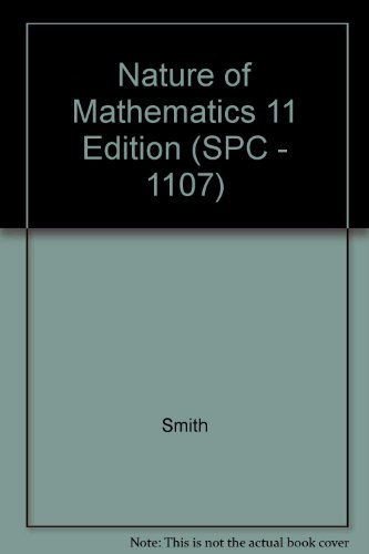 Nature of Mathematics 11 Edition (SPC - 1107) B003J2CQ12 Book Cover