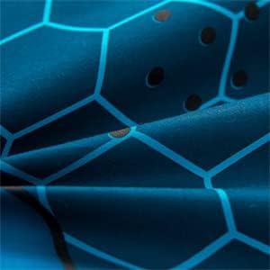 Miniatura 5 de NTBED Juego de edredón de consola de videojuegos para niños y niñas, juegos de ropa de cama geométricos de microfibra ligera (azul, tamaño Queen, 5