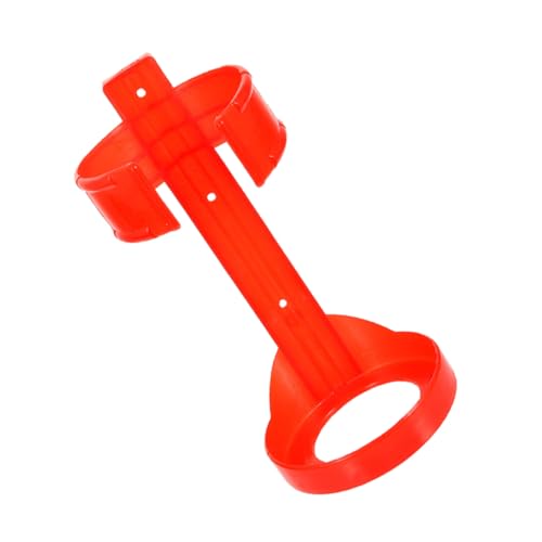 Hemobllo Supporto Per Estintore Da Parete Gancio Portatile in Plastica Rossa, Staffa Di Montaggio Per Estintore Auto e Camion, Accessorio Versatile e Facile Da Installare Per Emergenze