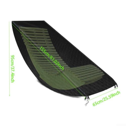 Funda para tumbona de jardín resistente a la intemperie y protección solar 3