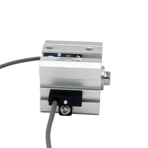 Vérin pneumatique compact SDA20X35 double effet alésage 20mm - 6