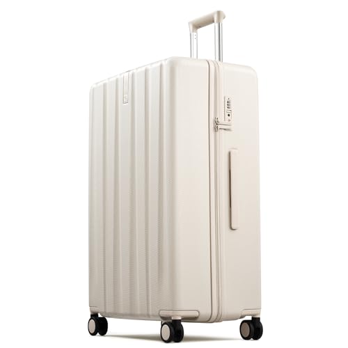 Hanke Elite 29" Hard Shell Suitcase with TSA Lock, Ivory