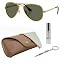 Polished Arista Gold Frame | Polarized Green Lens