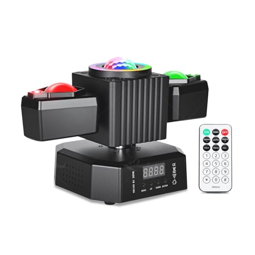 Dreamland Party Disco Light, Disco Ball Dj Light Sound Activated with Remote Control Stage Strobe for Parties KTV Christmas (Angel)