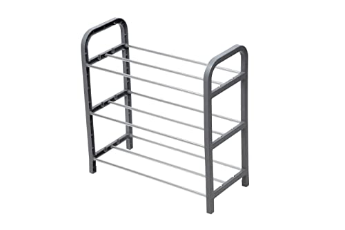 LEGENDGLOO SL Zapatero Pequeño Organizador Calzado Infantil 3 Niveles Espacios Reducidos Desmontable 41 X 19 X 42 cm