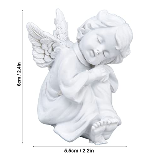Estatua de Querubín Blanco para Decoración miniatura 3