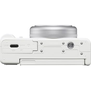 Amazon.com: Sony ZV-1F Vlogging Camera (White) (ZV1F/W) +