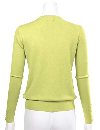 Image of Allsense Women's Long-Sleeve V-Neck Cardigan Sweater | Button Down, Lightweight Soft Knit