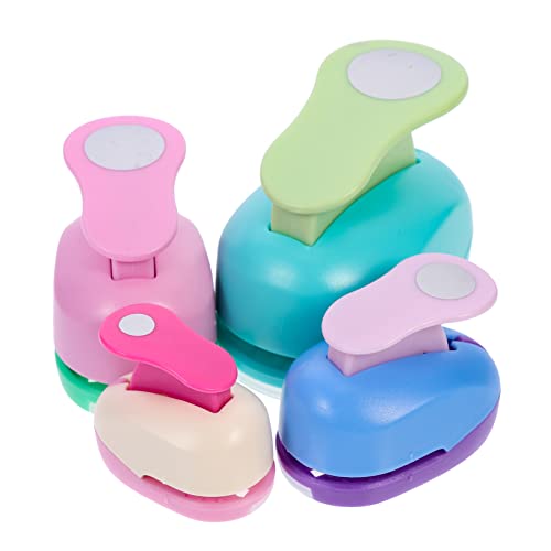 Perforatrice ronde de loisirs créatifs, lot de 4 pièces pour garçon et fille