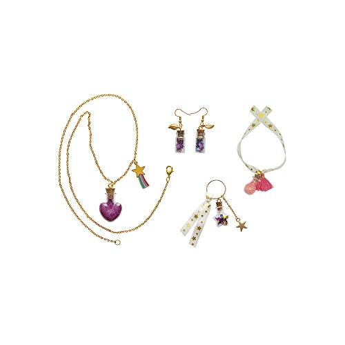 Janod - Set 4 Gioielli con Fiale e Fate Fai-Da-Te