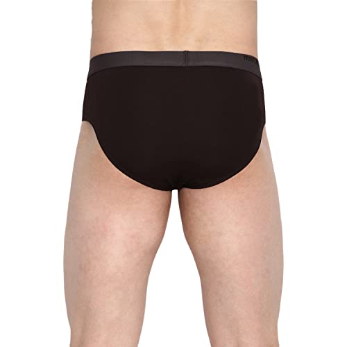 Image of Rupa Colors Modern Solid Brief for Men, Cotton Blend, Outer Elastic, Regular Fit, Pack of 1