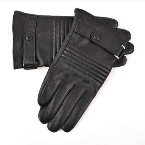 Guantes de invierno para ciclistas con forro grueso de terciopelo térmico para hombre 4