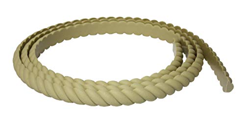 Flexible Moulding - Flexible Rope Moulding - DE908-1/2" X 1-1/4" - 8' Length - Flexible Trim