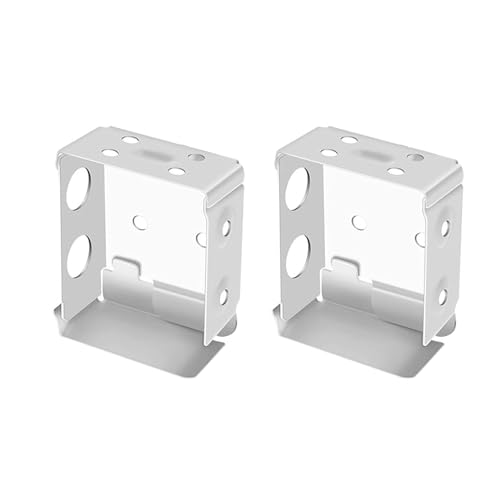 2/4x/Set 5cm Box Mounting Brackets Practical Blind Brackets Easy to Use Window Blind Headrail Brackets for Kitchen 2/4x/Set 5cm Blind Brackets Window Headrail End Brackets Box Mounting Brackets
