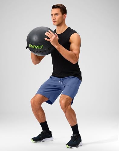 Image of Soothfeel Men's Running Shorts with Zipper Pockets 9 inch / 7 inch / 5 inch Quick Dry Eight Basketball Gym Workout Athletic Shorts
