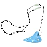 TOYANDONA Tragbare 6 Loch Okarina für und Anfänger aus Langlebigem Material mit Natürlichem Klang für Musikunterricht