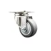 Service Caster Brand 3 Inch 316 Stainless Steel Light Duty Caster Wheel Thermoplastic Rubber Wheel ? 210lbs./Caster ? Swivel Plate Caster