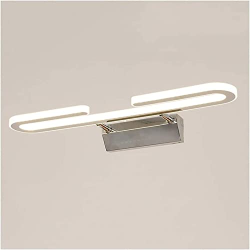 Lampe de vanité LED anti-reflet en inox pour un maquillage précis et sans ombre