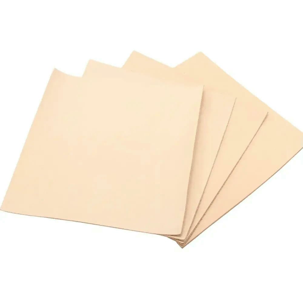 Leather Craft,Vegetable Tanned Cowhide Full Grain Primary Color Multiple Sizes 1.0-2.0mm(Thick 1.0 Mm,22x36cm)