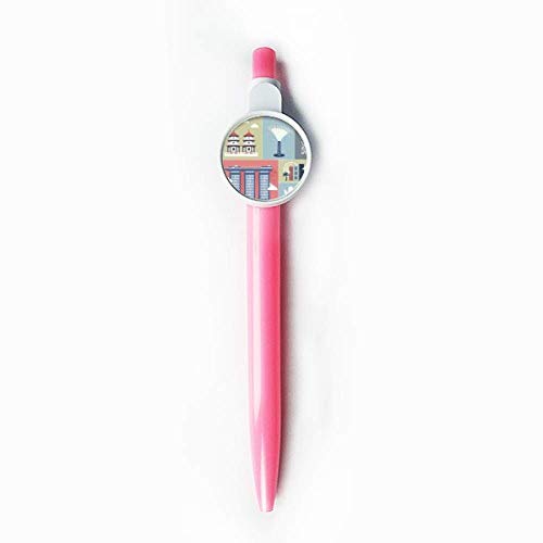 Stylo à bille rétractable Singapour encre bleue une idée cadeau originale pour collègue