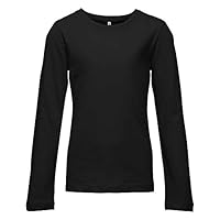 ONLY Mädchen Kognew L/S Tee Jrs Noos Langarmshirt, Schwarz, 134-140 EU